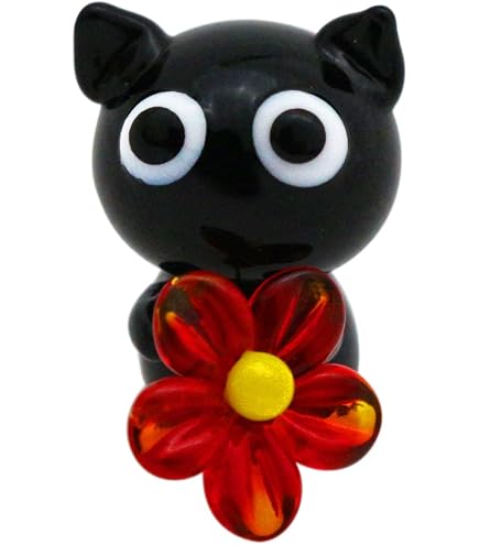 Amazon.co.jp: フォーカート かわいい手作り ガラス細工 リンゴのっけ